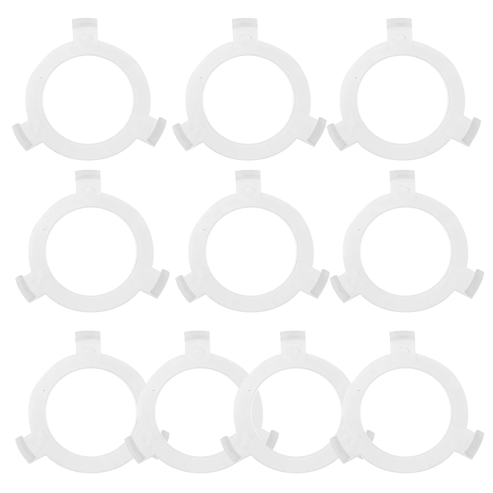 

10 Pcs LED Lights Bulb Conversion Circle E27 E26 Converter Thread Lamp Adapter Socket Ring White