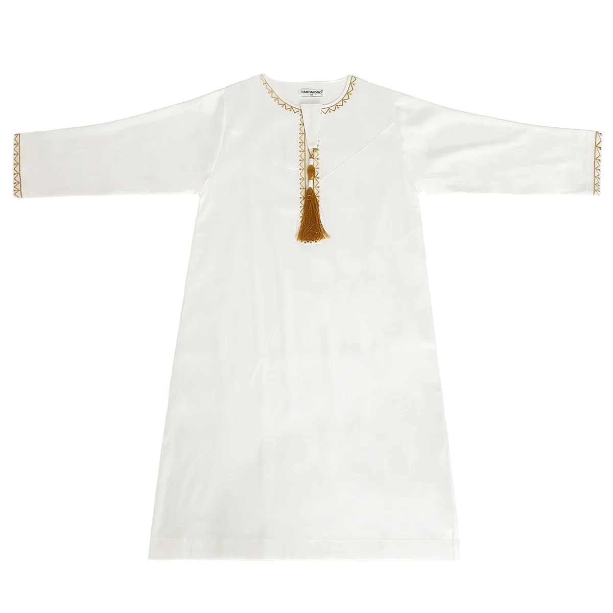 Детский исламский мусульманский кафтан Jubba Thobe для мальчиков арабский халат