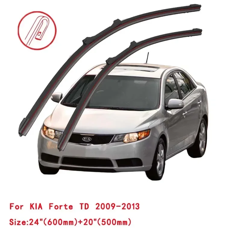 Фото Для KIA Forte TD YD BD 2009-2024: Щетки стеклоочистителя лобового стекла, аксессуары для омывателя, запасные части для окон №3