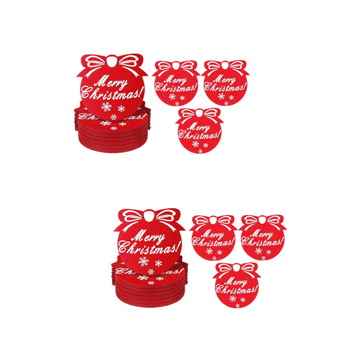 

Christmas Cup Mat Coaster Coasters Pad Tableware Drink Insulated Hot Feltmats Non Partydecorative Supplies Water Cushions Table