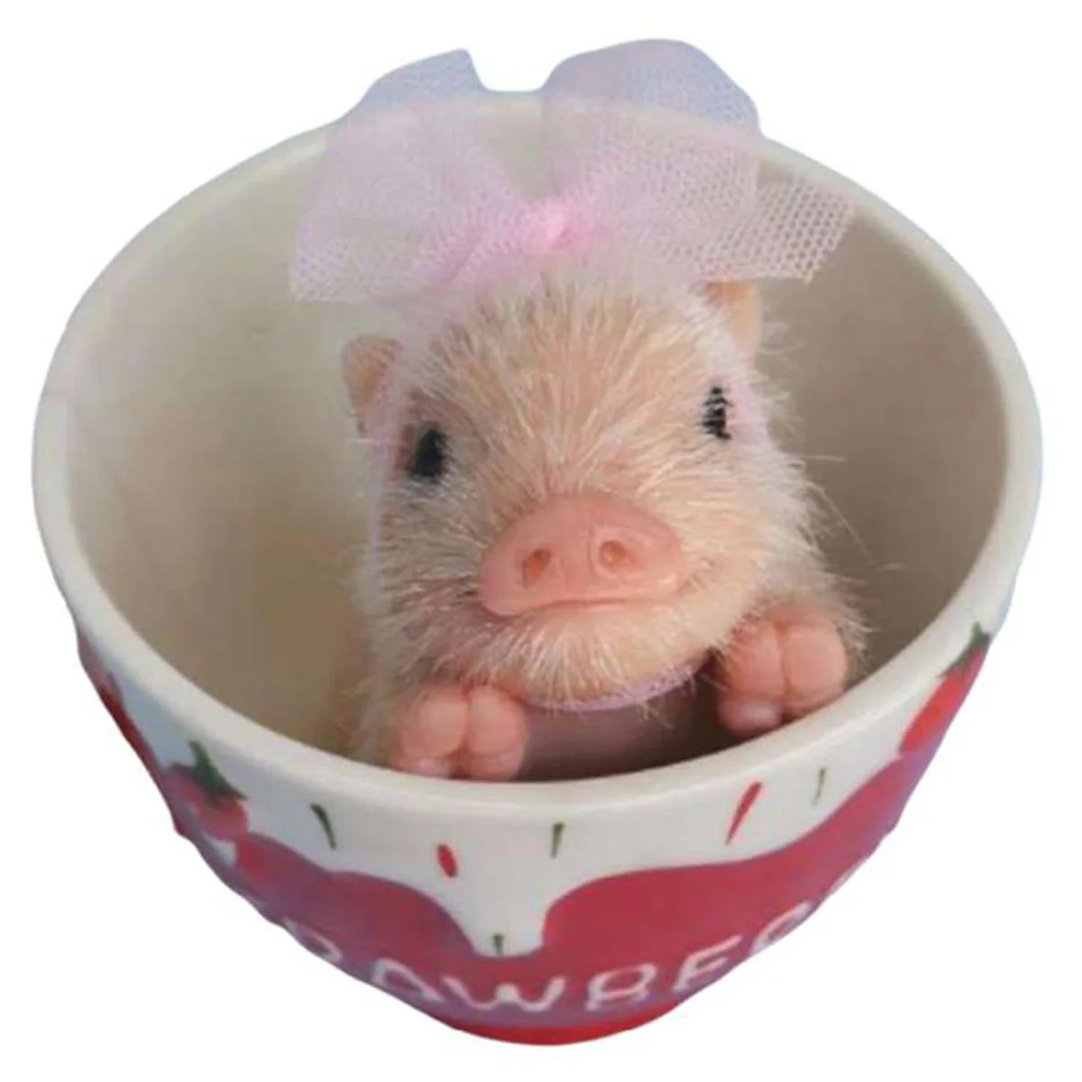 

6inch Full Silicone Piglet Sensory popit Fidget Toy BPA-Free Soft Silicone Pig Doll Lifelike Reborn Piglet Pig Toy For Children