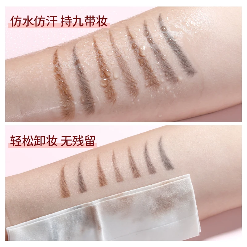 

Weizi eyebrow pencil is extremely fine, not easy to smudge, waterproof and not decolorized, wild eyebrow roots are distinct