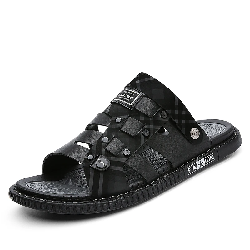 Мужские сандалии для активного отдыха вьетнамские Нескользящие пляжные