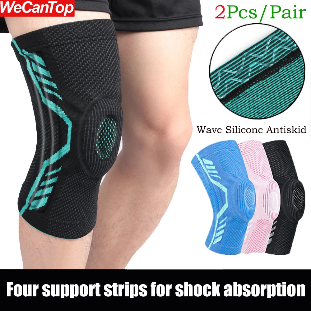 

1Pair Knee Braces with Patella Gel Pads & Side Stabilizers - Professional Knee Sleeves for Arthritis Pain,Support,Running,Sports
