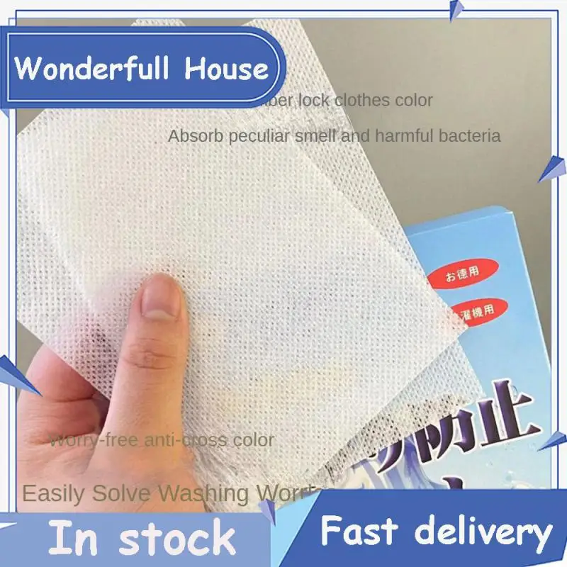 

Genuine Bubble Paper Japanese Bacteriostatic Laundry Tablets 20 Pieces/box Mite Removal Laundry Paper Anti-cross-dyeing