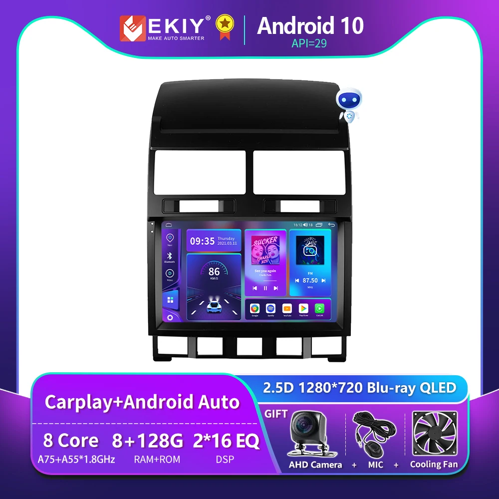 

EKIY T900 For Volkswagen Touareg GP 2002-2010 Car Radio Multimedia Video Player Carplay Auto GPS Android 2din 2 Din DVD Stereo