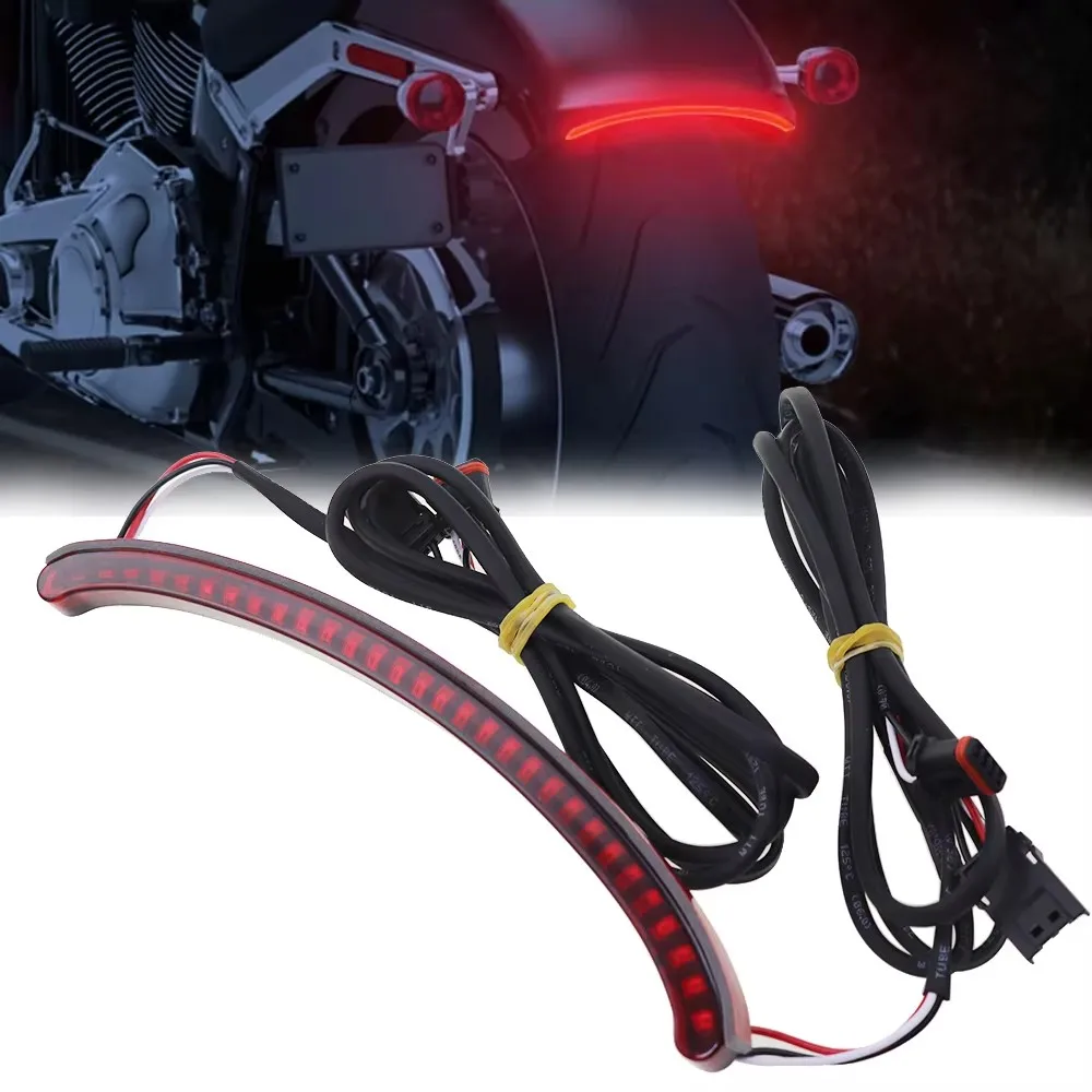 Заднее крыло мотоцикла светодиодный указатель поворота задний фонарь лампа для