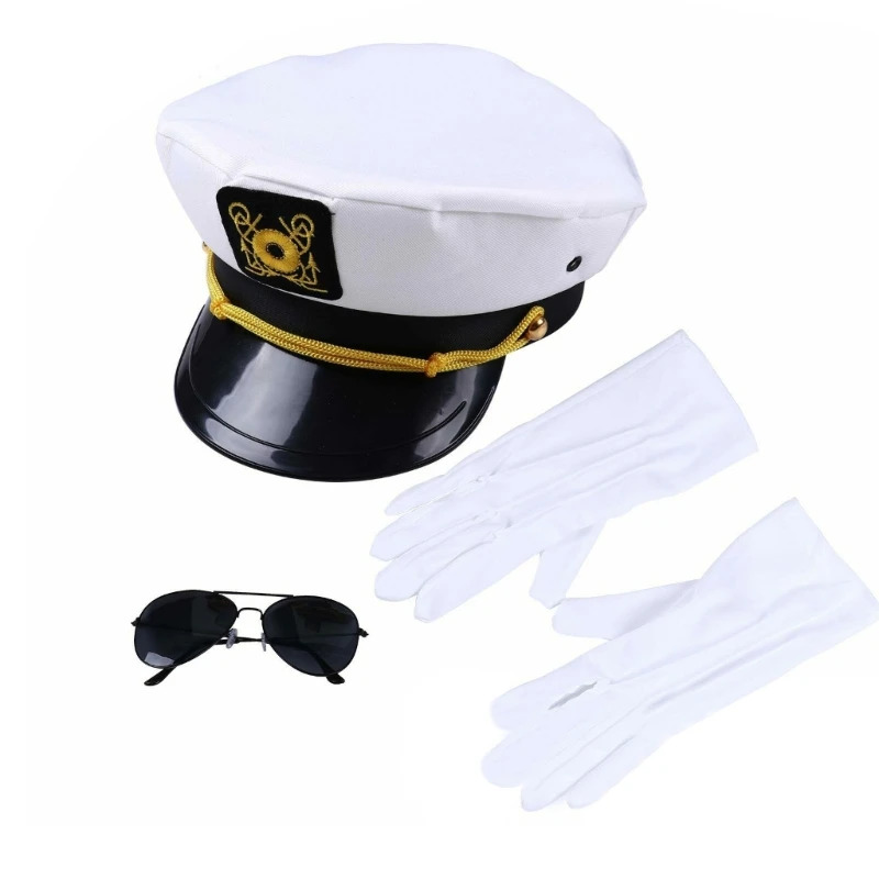 

N58F шляпа-яхта, капитан, аксессуары для костюмов, Матросская шляпа, аксессуар, реквизит капитана для Хэллоуина, темативечерние