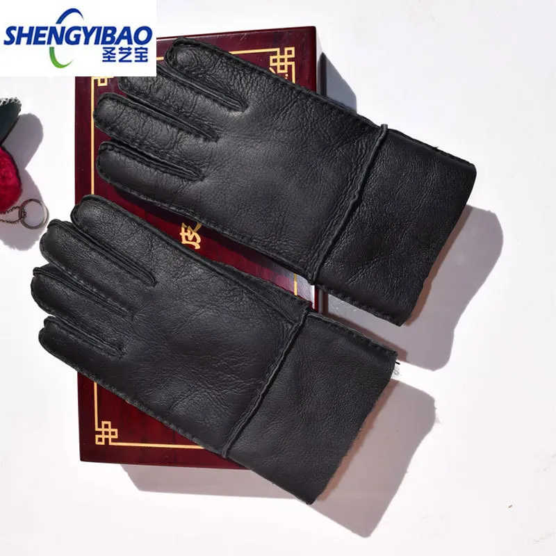 

Manufacturer Promotion Sheepskin Men's Winter Warm Outdoor Riding Finger Sheepskin Wholesale