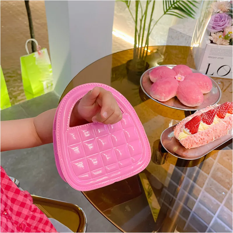 Girls Mini Handbag Crossbody Candy Bag Small Purse For Women Kids Cute Shoulder Bag Female Luxury Designer Children's PU Leather