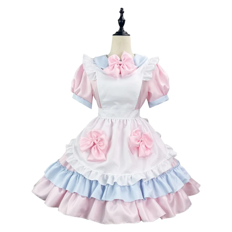 

Japanese Maid Lolita Soft Skirt COS Cartoon Cream Little Sweetheart Coffee Shop Cute Maid Uniform Suit Cosplay Anime 18 ± Dress