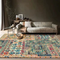 vintage flower carpets for living room oil painting art large area rug for bedroom decor carpet home kitchen bathroom boho tapis