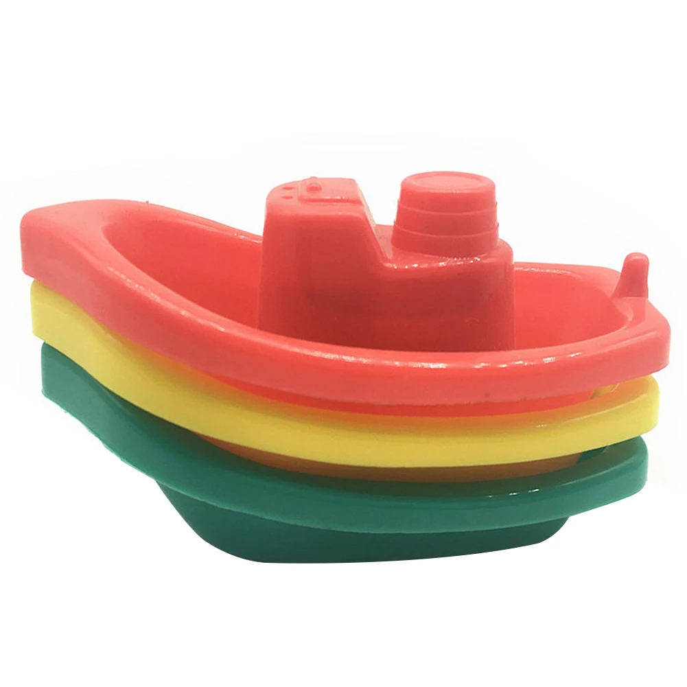 

4 Pcs Imaginative Kids Bath Gift Childrens Floating Ship Bathroom Tub Water Educational Play Fun Baby Home Boats Toys