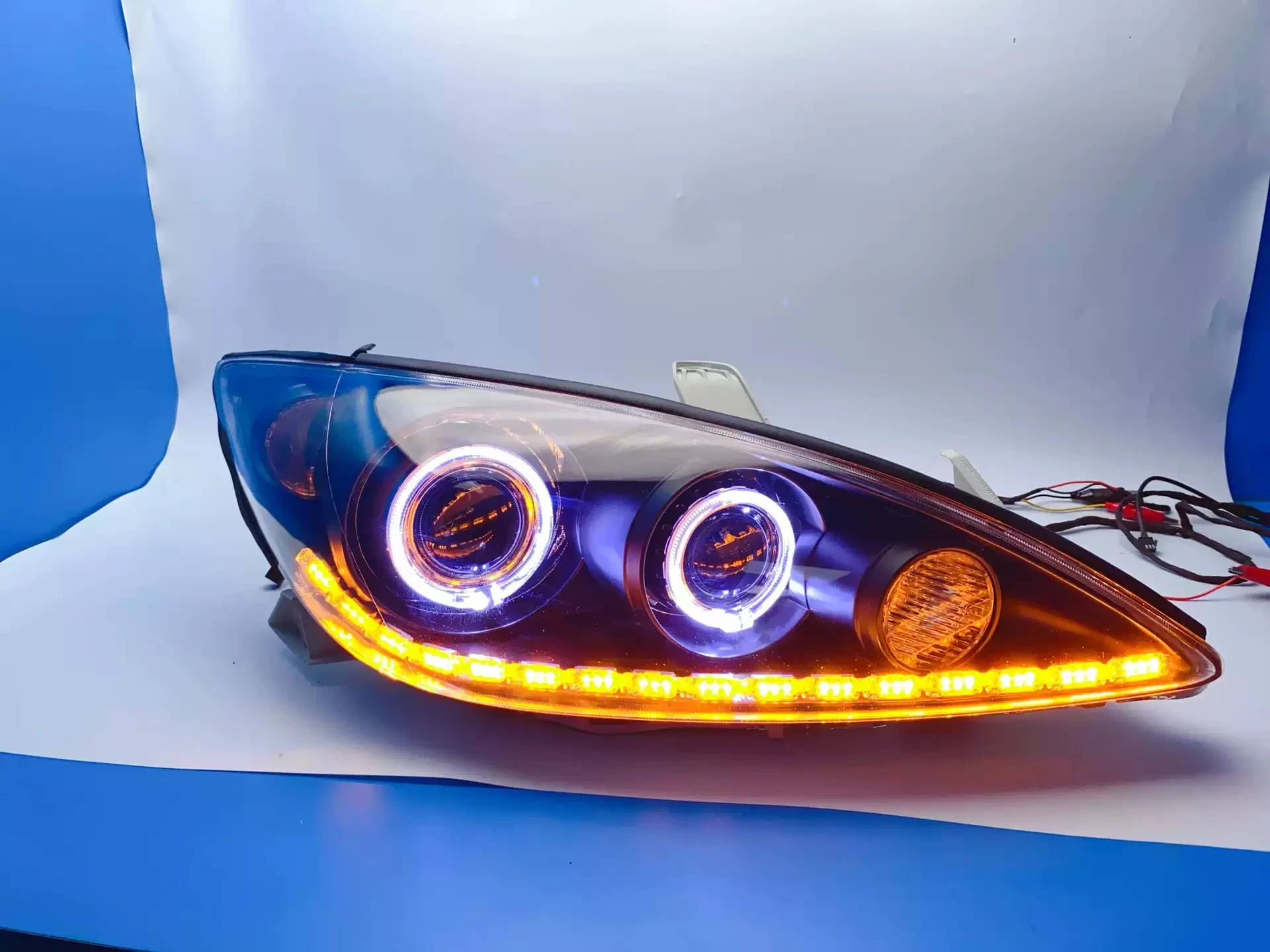 

Для Toyota Camry 2005-06 светодиодные фары в сборе «ангельский глаз» ксеноновые DRL дневные ходовые огни указатель поворота автомобильные аксессуары