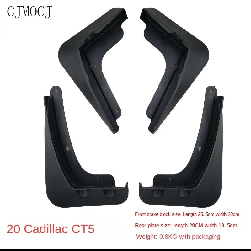 

High Quality 4pcs ABS Front & Rear Fender for Cadillac CT5 2020 Car Mud Flaps Splash Guard Mudguard Mudflaps Accessories