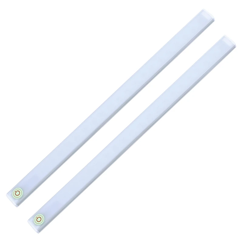 

2X USB 30CM 6W LED Rigid Strip Hard Bar Light Tube Lamp DC5V+Touch Switch Dimmer White