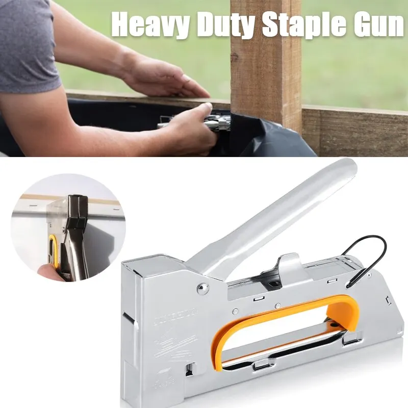 

Multitool Manual Nail Gun Heavy Duty Staple Gun DIY Home Decoration Furniture Wood Frame Stapler