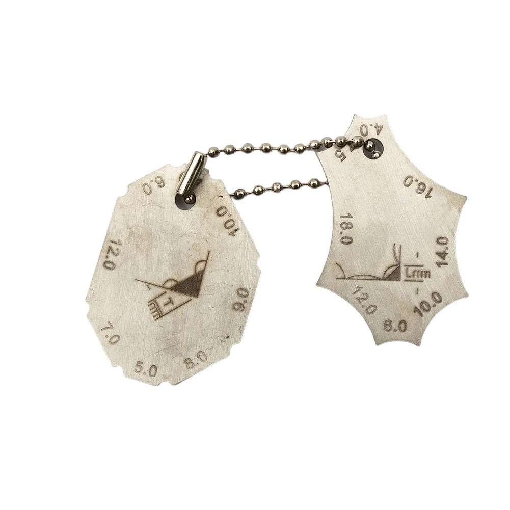 1 шт. сварочный шарнир двухсекционный калибр карманный 2-компонентная линейка для