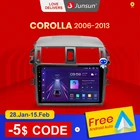 Junsun V1 4 + 64G Android 10 для Toyota Corolla 2006-2013 автомобильное радио мультимедийный видеоплеер навигация GPS 2 din бесплатно Android Auto