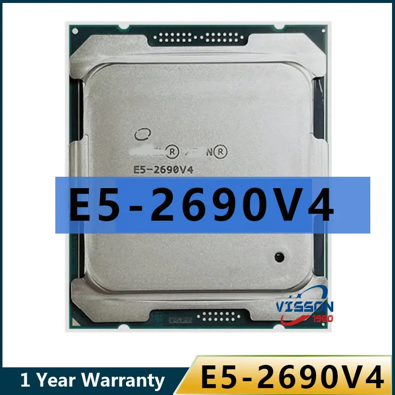 

Процессор Xeon E5 2690 V4, 2,6 ГГц, четырнадцать нуклей, 35M, 135 Вт, 14 нм, LGA 2011-3, E5-2690V, 4 процессора, E5-2690 V4, Xeon E5 2690 V4, процессор 2.