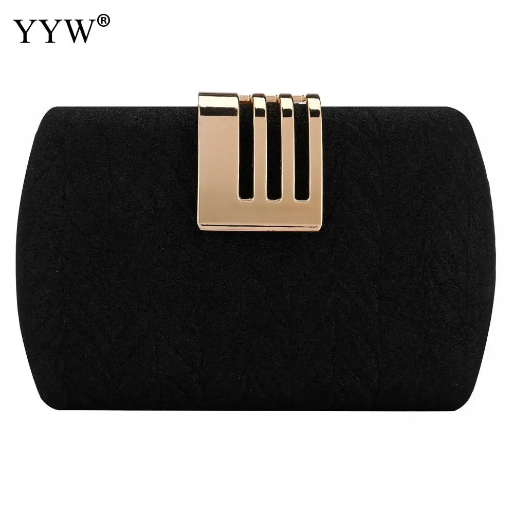 

Black Sequined Evening Clutch Bags With Metal Buckle Chain Crossbody Shoulder Bag Party/Banquet/Dinner Luxury Clutches Purse