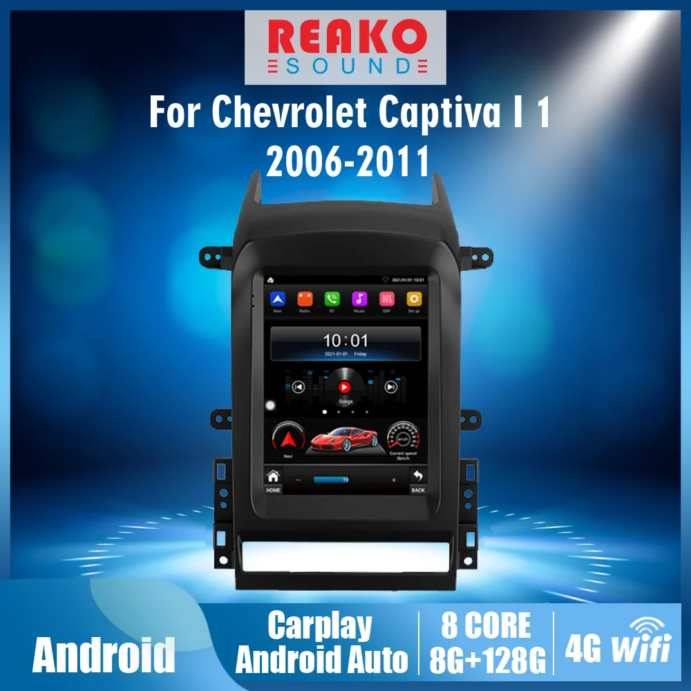 

2 Din Car Radio Android 4G Carplay For Chevrolet Captiva I 2006-2011 Tesla Touch Screen GPS Navigation Multimedia Player Stereo