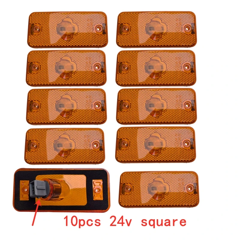 

2/4/10 шт. E4 боковой габаритный фонарь для Iveco Daily IV STRALIS Renault Magnum Midlum Fiat Ducato III DAF LF XF CF 500308514 501035792