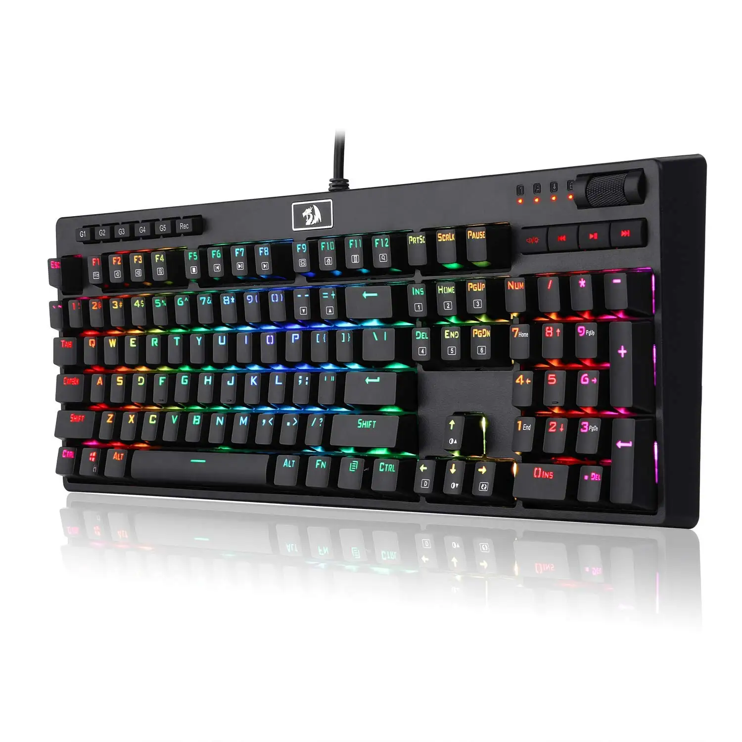 

REDRAGON MANYU K579 МЕХАНИЧЕСКАЯ ИГРОВАЯ КЛАВИАТУРА USB ПРОВОДНАЯ RGB СВЕТОДИОДНАЯ ПОДСВЕТКА 114 КЛАВИШ МЕХАНИЧЕСКАЯ КЛАВИАТУРА ДЛЯ ГЕЙМЕРОВ ЭРГОНОМИЧНАЯ ГОРЯЧАЯ ЗАМЕНА ПЕРЕКЛЮЧАТЕЛЬ С МАКРО-КЛАВИШАМИ БИЗНЕС ДЛЯ ОФИСНО