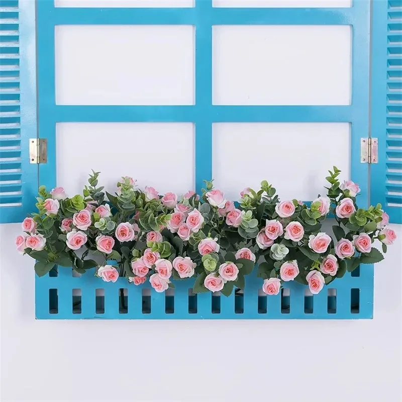 Букет цветов Розовая белая румяна листы эвкалипта украшение на свадьбу пивоин