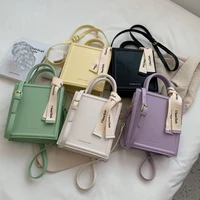 summer small ladies handbag shoulder bag pu material mobile phone bags coin purse kawaii mini bags fashion womens crossbody bag