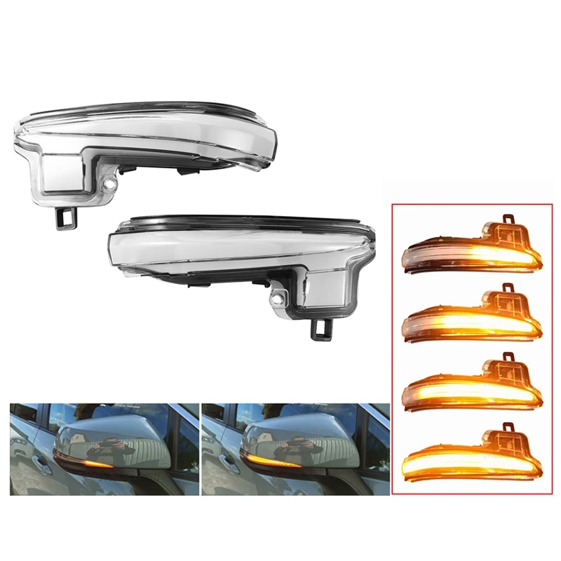 

Side Mirror LED Dynamic Turn Signal Light For Toyota Alphard Vellfire AH30 Tacoma 16-19 RAV4 2019 -20 Highlander 2020