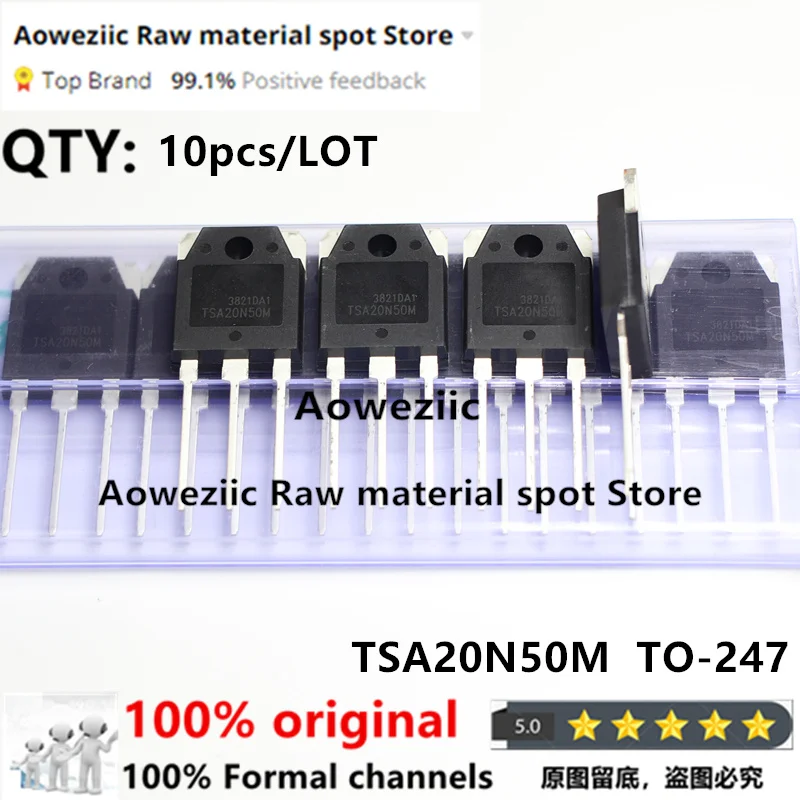 

Aoweziic 2021+ 100% New Original TSA18N50M TSA20N50M TSA24N50M TO-247 Field-Effect Transistor MOS 500V 18A 20A 24A