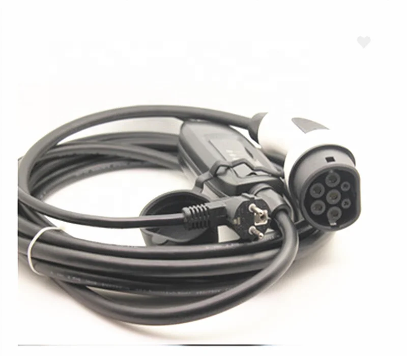 

110V-220V 62196 evse зарядное устройство для электромобиля с разъемом schuko