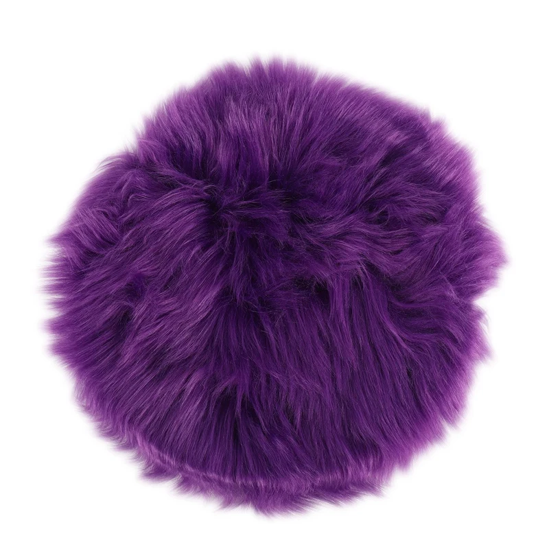 

Faux Sheepskin Wool Carpet 30 X 30 Cm Fluffy Soft Longhair Decorative Carpet Cushion Chair Sofa Mat