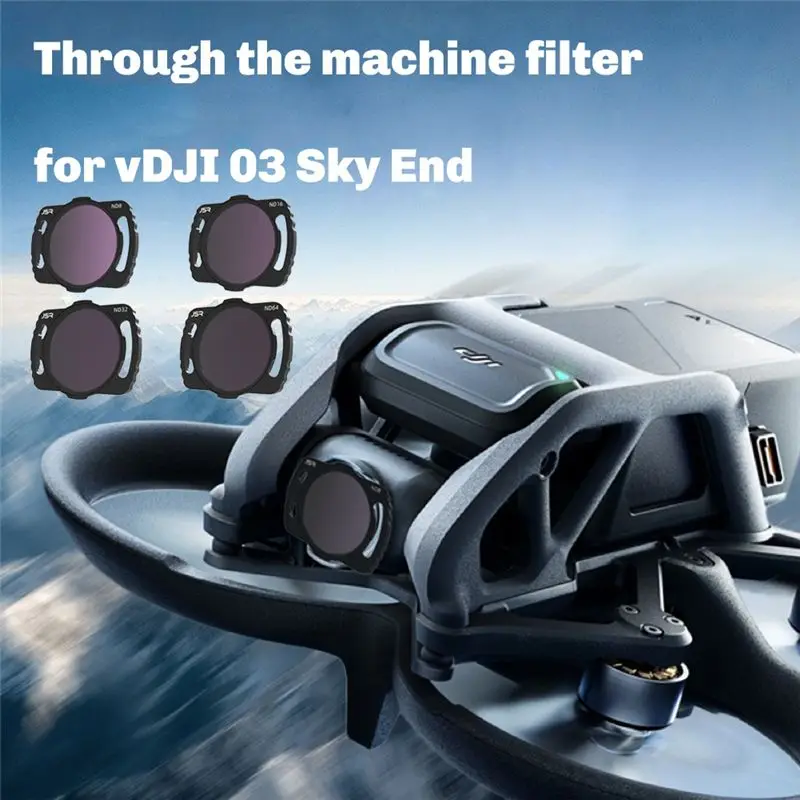 Фото Комплект ND-фильтров JSR JUNESTCR для DJI Avata O3 с регулируемым гимбал-фильтром ND 8/16/32/64 для улучшенной фотосъемки с дрона, доставка за 24 часа №5