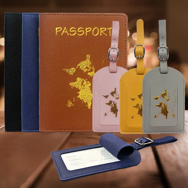 

ID Credit Cards Passport Holder Packet Passport Cover PU Leather Women Men Card Case Wallet Purse Bags Pouch Travel Accessories