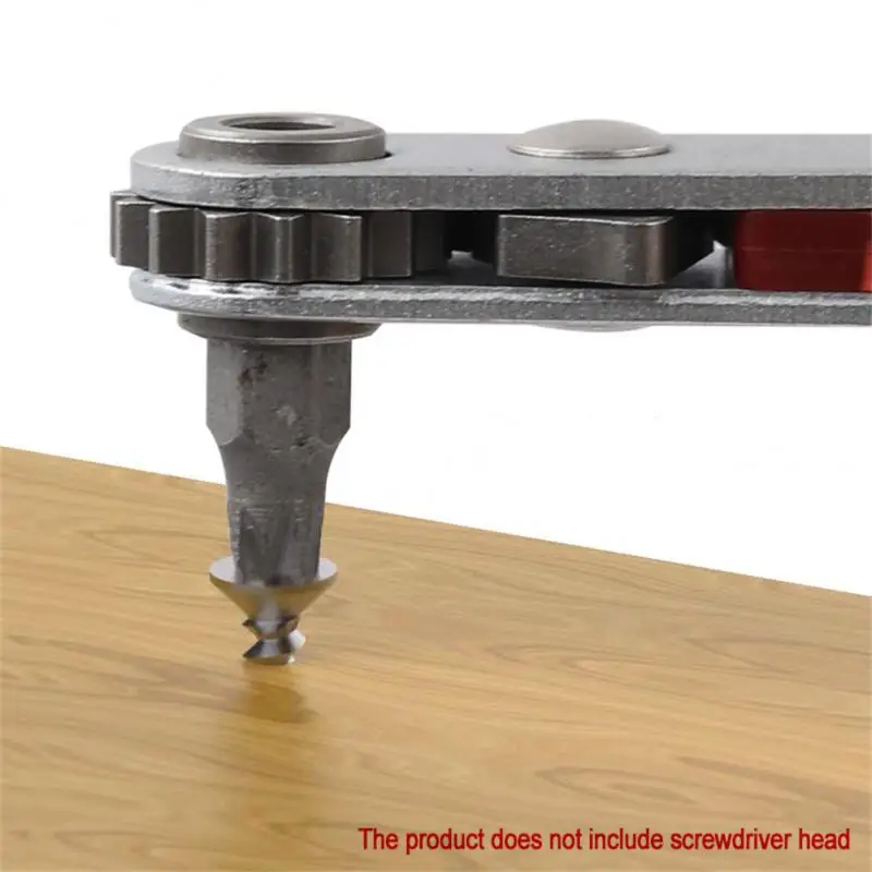 

Mini Ratchet Wrench Screwdriver 1/4 Inch Drive Socket Hex Screwdriver Bit Dual-Drive Head Ratchet Wrench With Two Heads