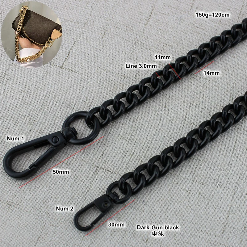 High-quality Lantern Chain Bag with Children Bag Chain Hardware Accessories Metal Package Chain Rough 100-130cm