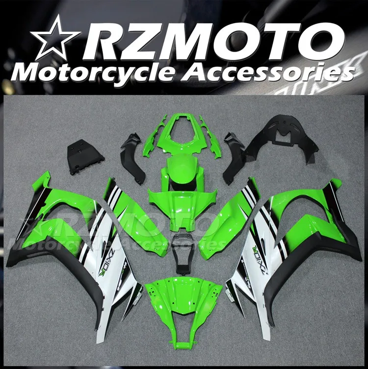

Injection New ABS Fairings Kit Fit for Kawasaki Ninja ZX10R 2011 2012 2013 2014 2015 11 12 13 14 15 Bodywork set Green white