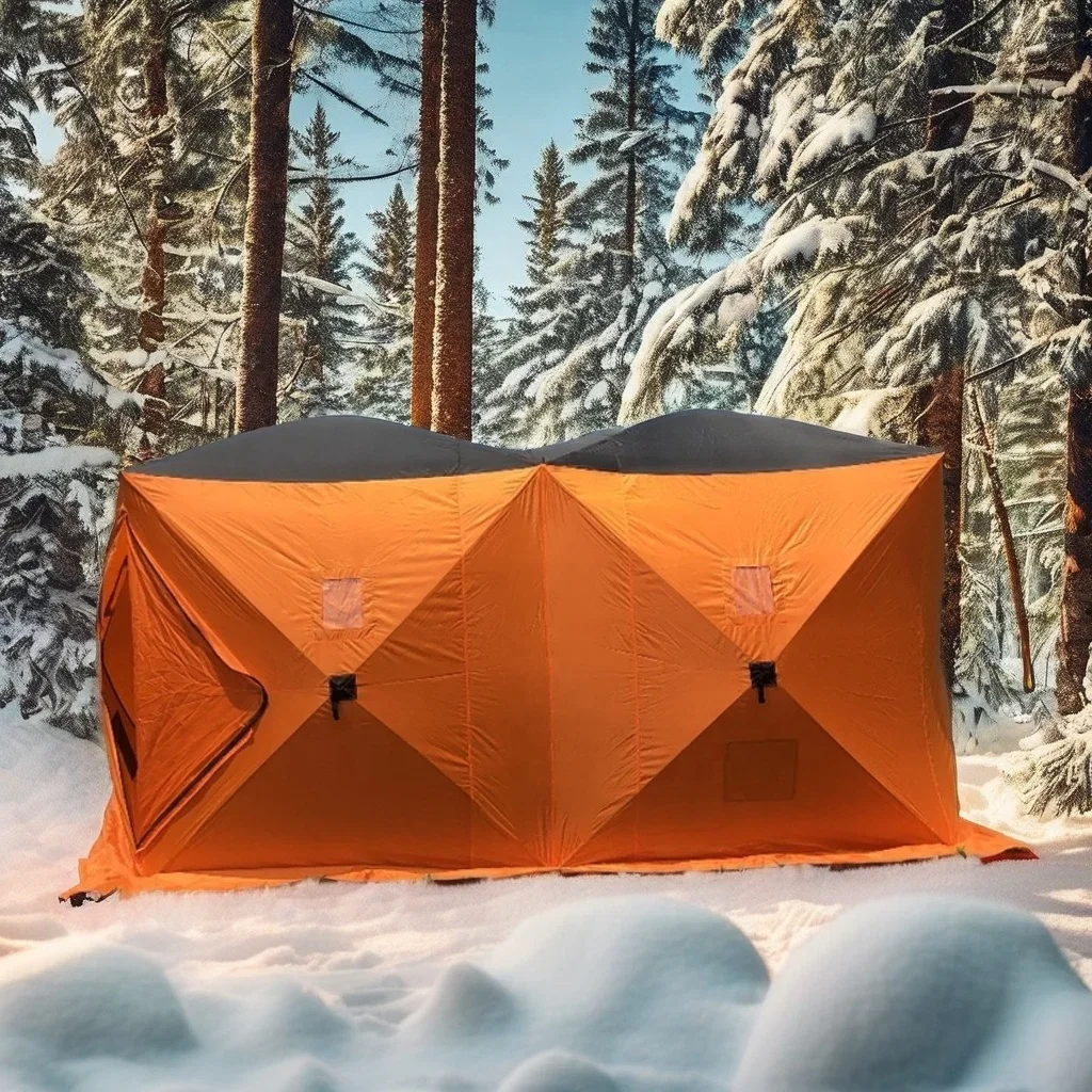 Оптовая продажа 5-местная автоматическая палатка-куб карпа зимняя уличная