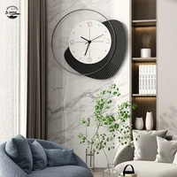 simple wall clock round with lights european style creativity silent wall clock modern home decor for living room wanduhr modern