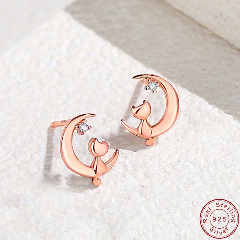 

Серьги-гвоздики женские из серебра 925 пробы с фианитом