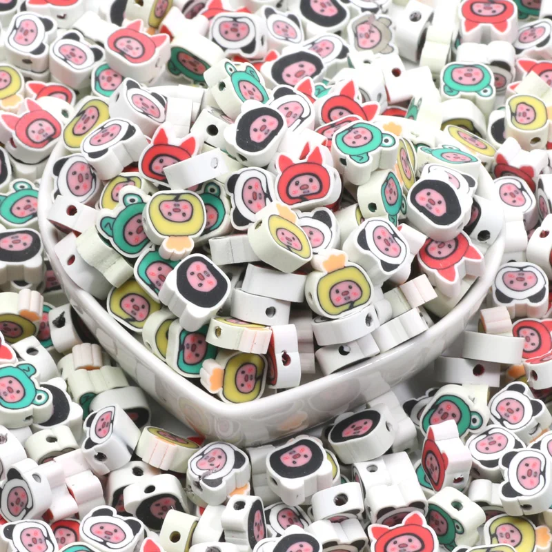 20/50/100 шт. бусины из полимерной глины для браслетов