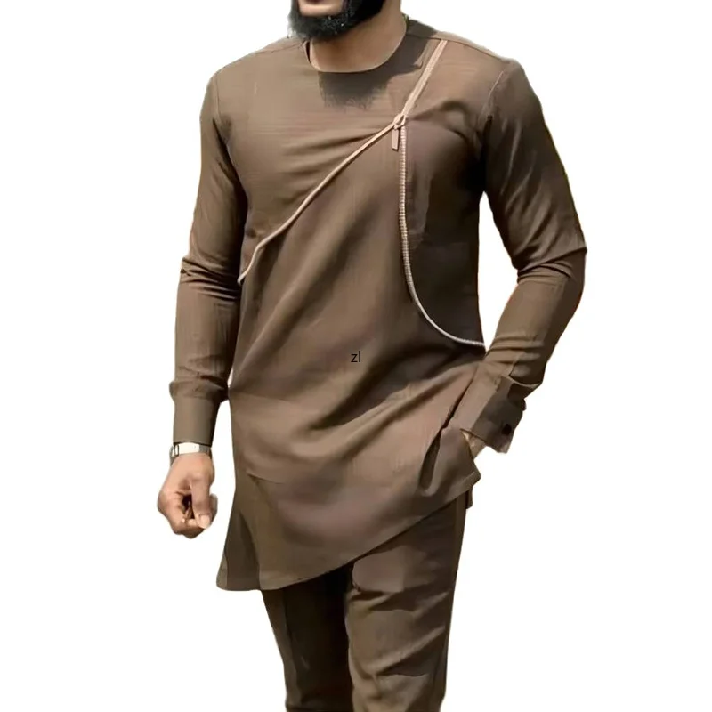 

african set dresses clothes for men fashion africa kanga clothing dashiki robe africaine casual tracksuit 2023