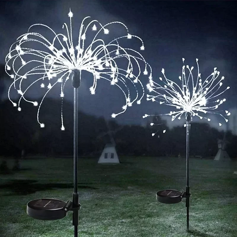 

Solar Fireworks Lights Outdoor Decorative 120/150/180 LED Waterproof Garden Landscape Lights for Pathway,Christmas Courtyards