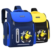 pokemon go pikachu primary school schoolbag boys cartoon children backpack space schoolbag reflective waterproof breathable bag