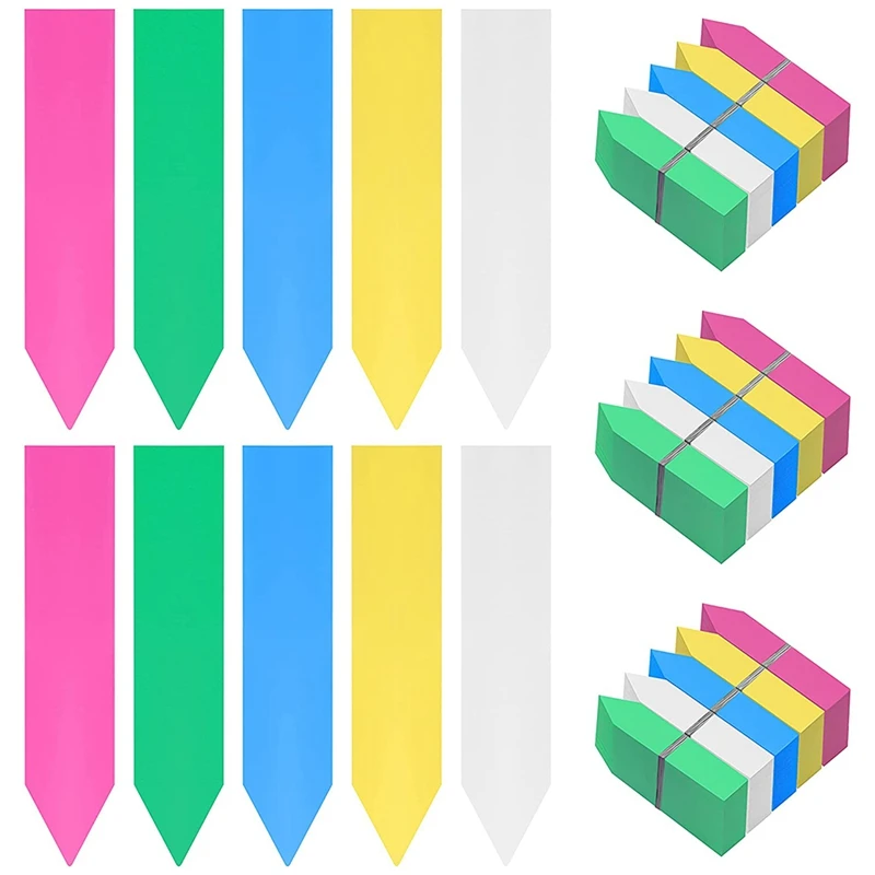 

Цветные пластиковые стойки для маркировки растений (упаковка из 500 шт.),10X2 см, устойчивые к атмосферным воздействиям этикетки для растений, а...