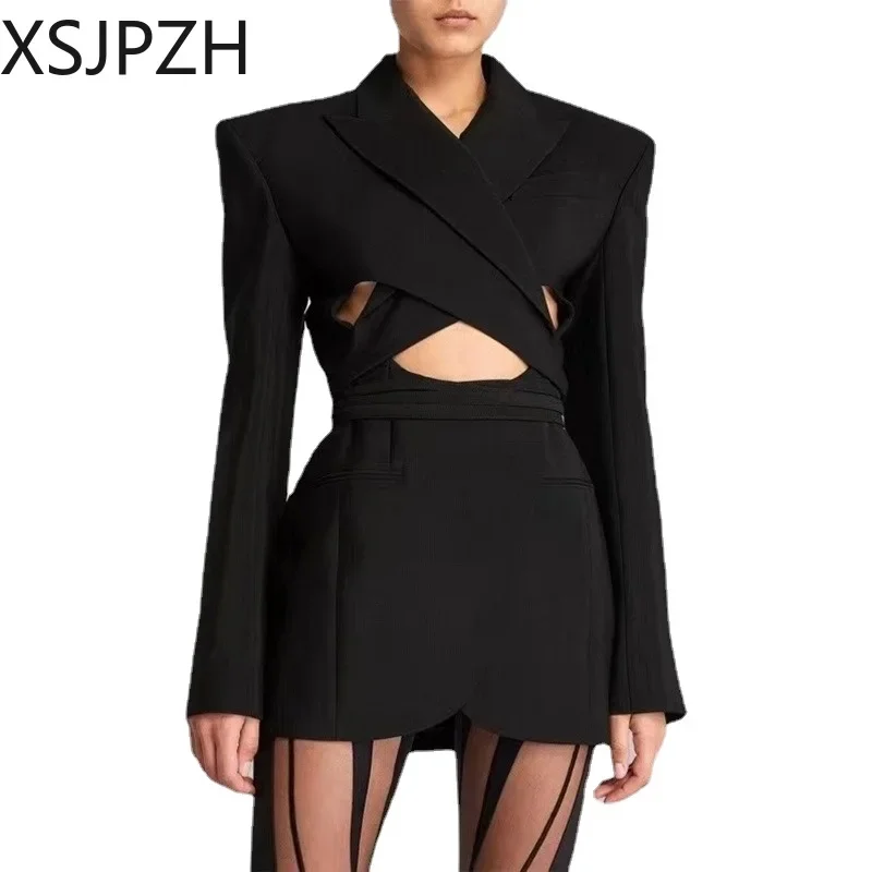 Женский Универсальный пиджак на завязках