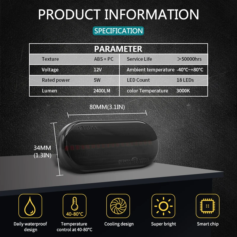 2 шт. светодиодный динамический боковой габаритный фонарь для VW Golf 3 4 Passat 3BG Bora Polo