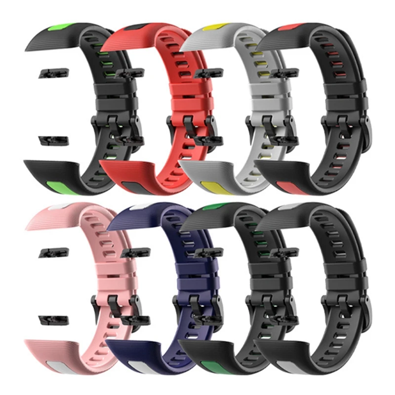 Ремешок силиконовый для Huawei Band 6 сменный спортивный браслет смарт-часов Band6 Honor |
